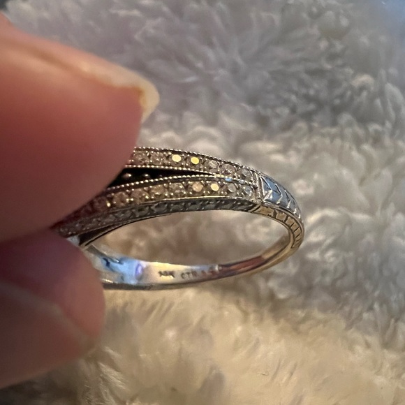 Sapphire and diamond ring, Hand crafted by local TN jeweler. - Picture 2 of 3